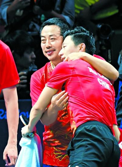 德国队完胜瑞典队，许昕扛起全队